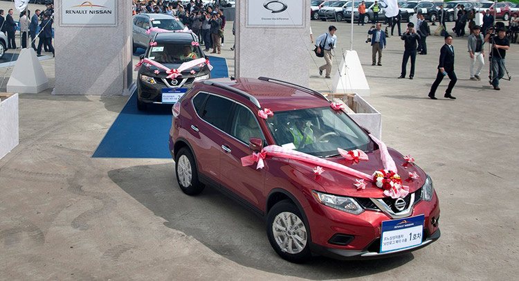  Renault Samsung Starts Shipping Korean-Built Nissan Rogue to the US