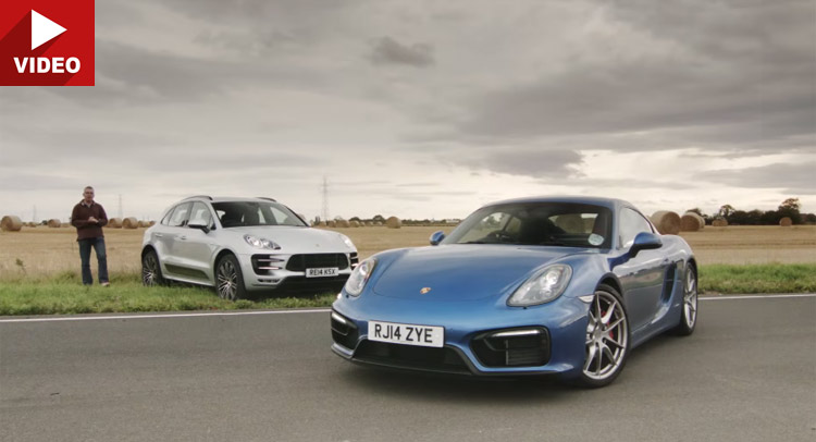  Porsche Macan Turbo Finds Out How Sporty Against Cayman GTS
