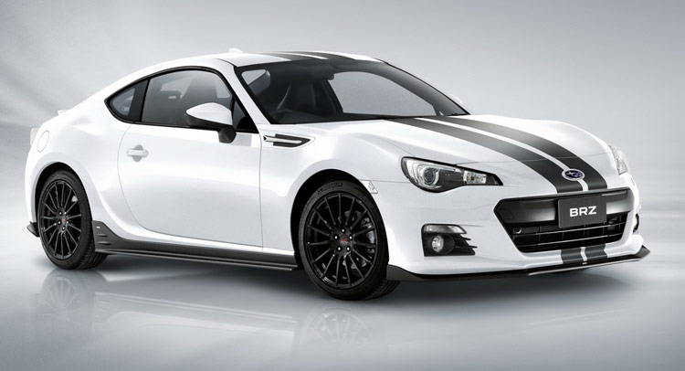  Subaru Gives BRZ a Striped Special Edition with STI Goods for Australia