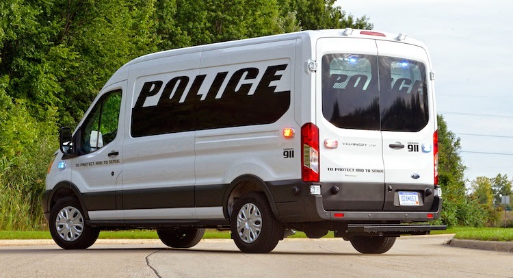 This is the Ford Transit You’ll Ride In If You’re Arrested