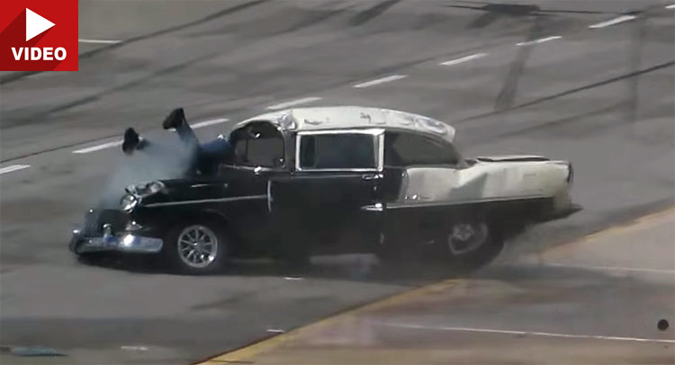  Drag Racer Stuck Halfway Through the Windshield After Roll Over, Walks Away Unharmed!
