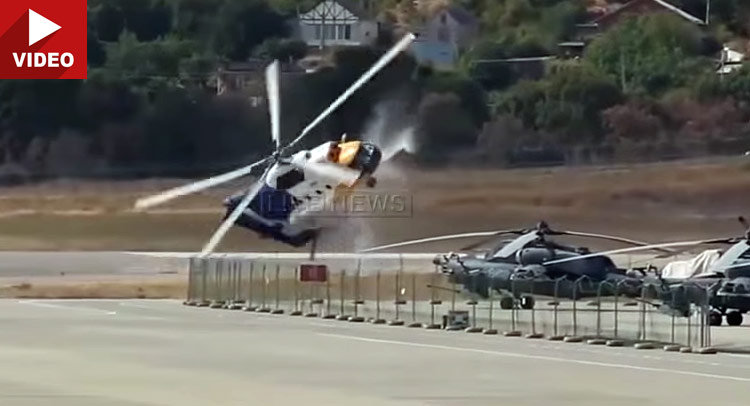  Deadly Mi-8 Helicopter Crash Caught on Video