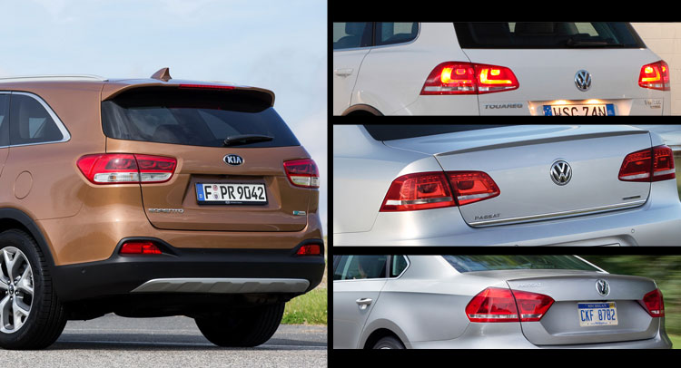  Hey 2015 Kia Sorento, Those are Some Fine VW Taillights you have There!