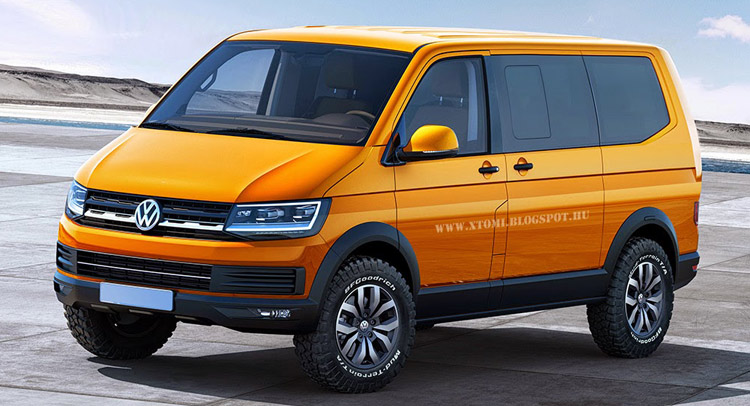  VW Tristar Concept Inspires Batch of T6 Renderings