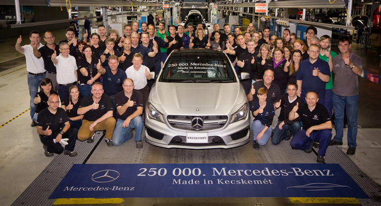  Mercedes’ Hungarian Plant Builds 250,000th Vehicle