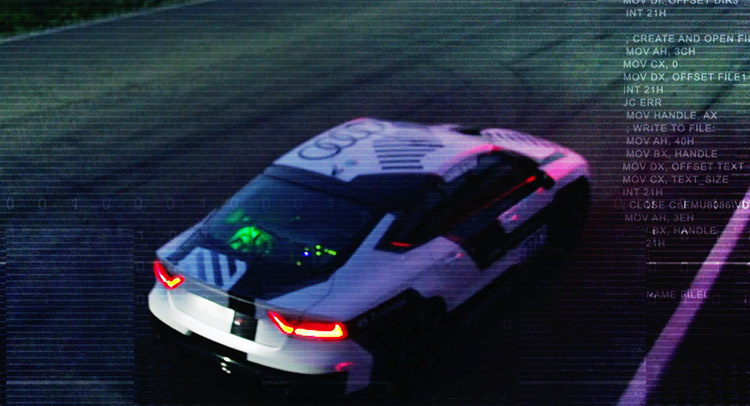  Handsfree Audi RS 7 to Lap Hockenheim Circuit at Racing Speed