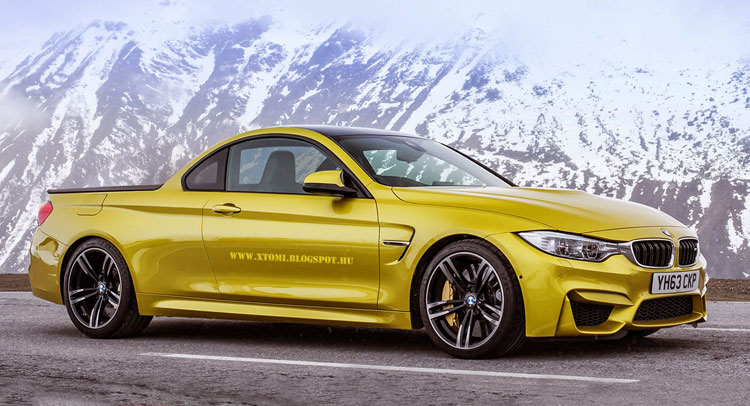  Sure, Why Not? BMW M4-Based Pickup Rendering