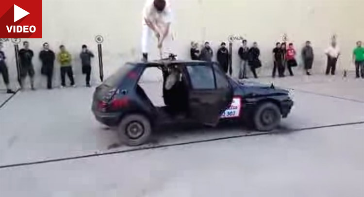  Cutting Cars in Half with an Axe Is a New Sport from Spain