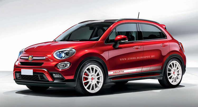  Fiat 500X Rendered as an Abarth Doesn’t Look Bad at All