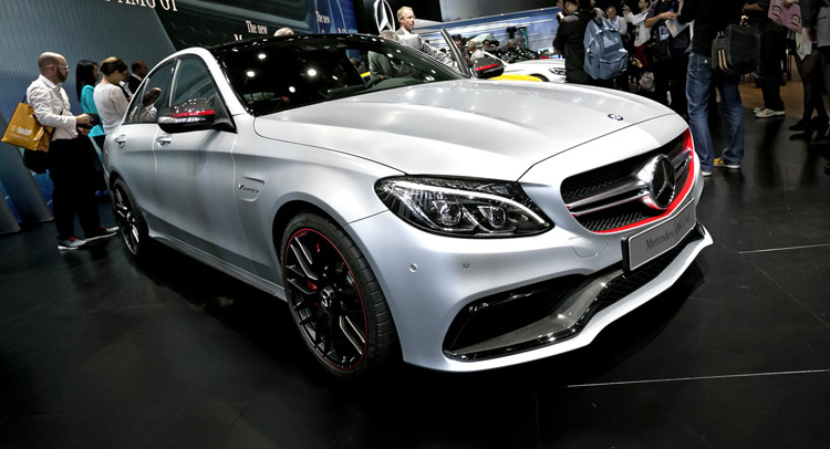  New Mercedes-AMG C63 Edition 1 Shows its Red Lace in Paris