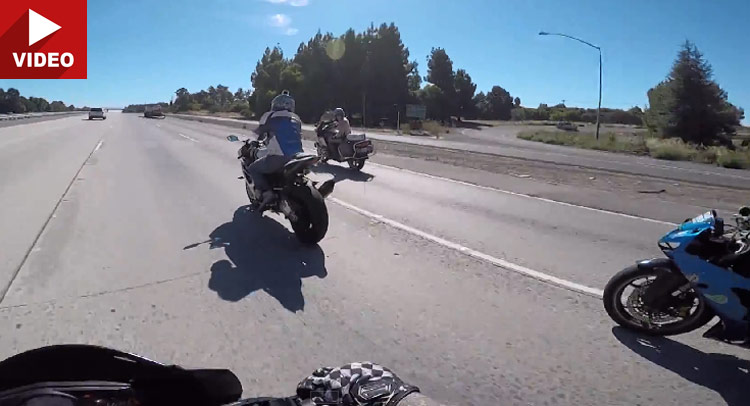  Biker Group Taunts And Forces Cop to Move Away