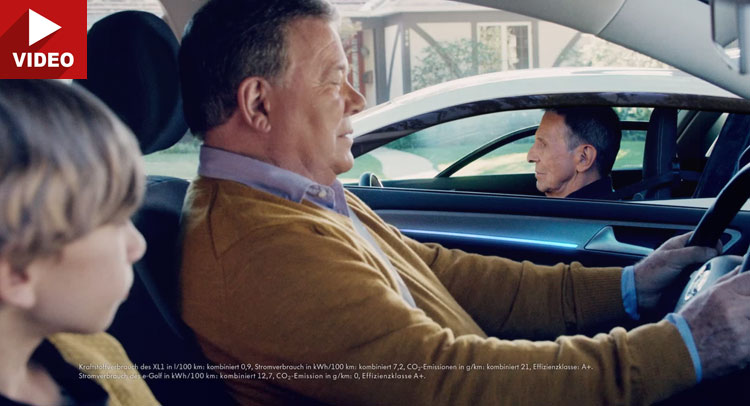  VW Calls on Captain Kirk and Mr. Spock for German e-Golf ad
