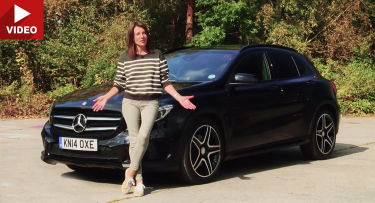  Mercedes GLA Test Leaves a Distinct Raised Hatchback Impression