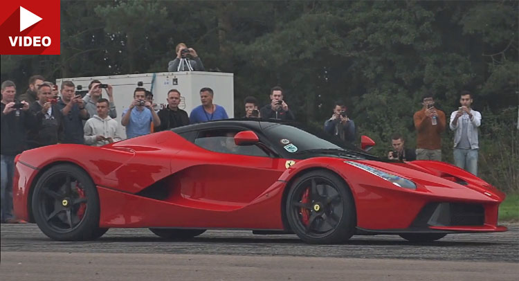  Ferrari LaFerrari is Really Exciting in a Straight Line – Acceleration Runs Within