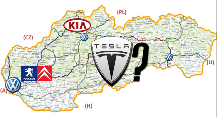  Tesla Reportedly Looking at Euro Production Site in Slovakia