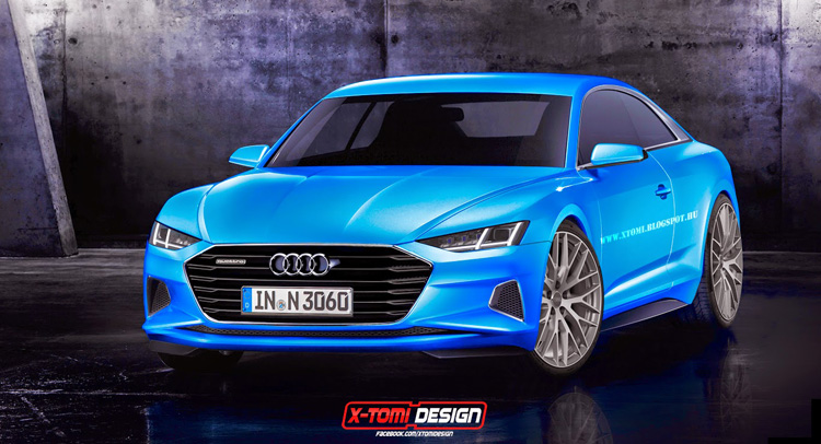  Audi Prologue Concept Rendered As A9 Production Coupe