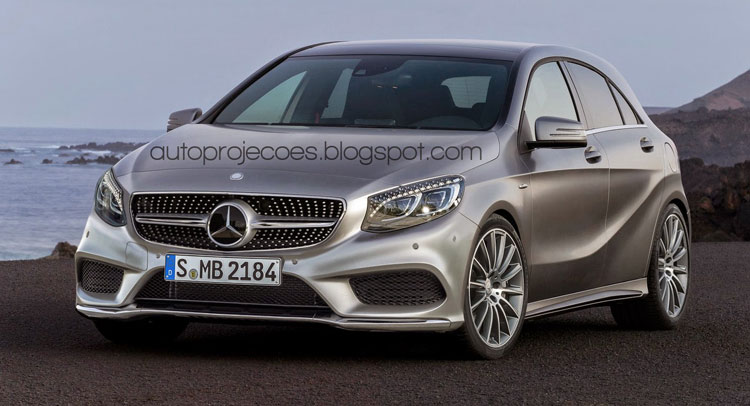  What if the Mercedes A-Class Was Styled Like an S-Class?