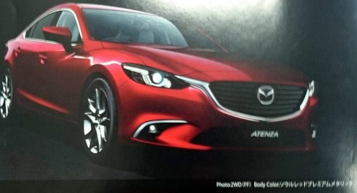  Look of Upcoming Mazda6 Facelift Revealed via Leak