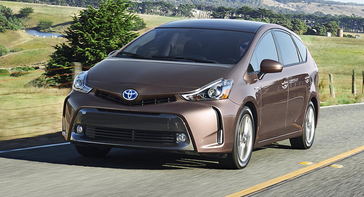  2015 Toyota Prius v Updated to Look Like its European Sibling