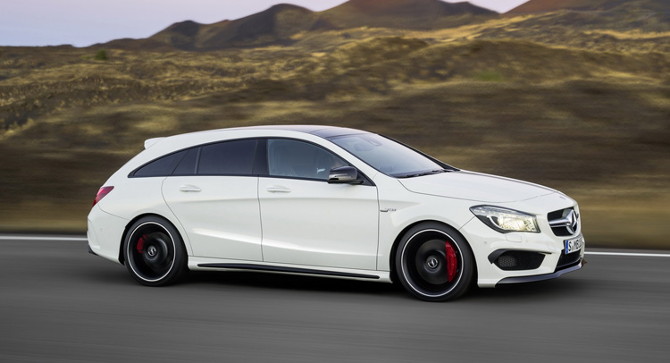  Mercedes Introduces 355 HP CLA 45 AMG Shooting Brake