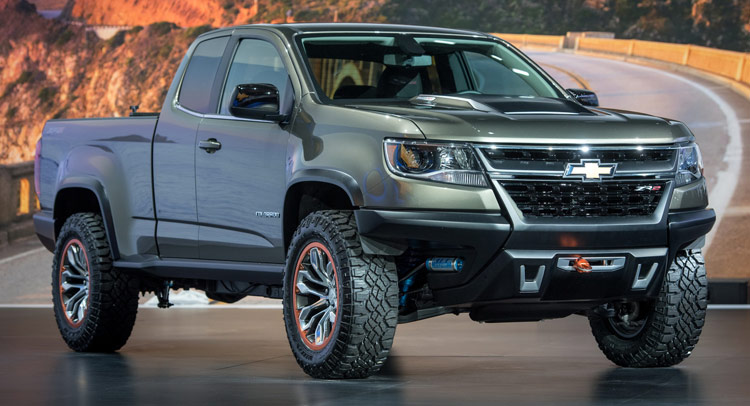  Chevy’s Diesel-Powered Colorado ZR2 Concept Is One Helluva Cool Truck