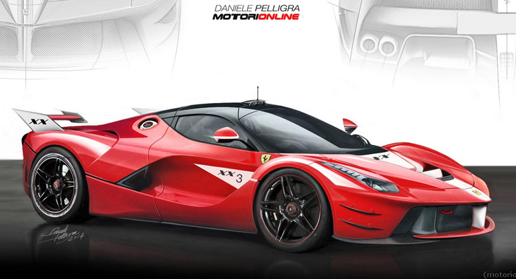  Ferrari’s New LaFerrari XX Track Monster Visualized