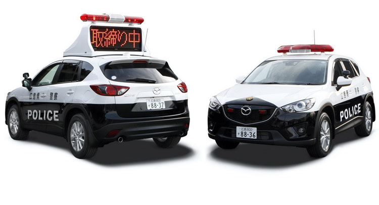  Japanese Cops Get Diesel-Powered Mazda CX-5 Patrol Cars