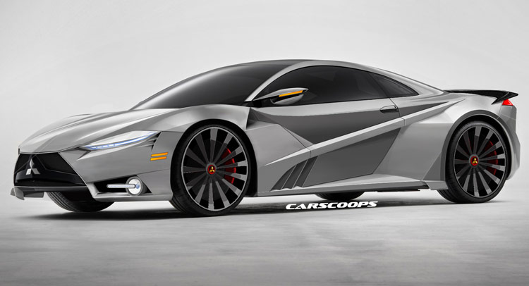  New Mitsubishi 3000GT Concept Rendered from 2016 Acura NSX
