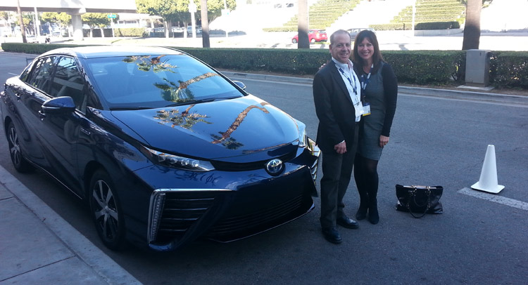  Toyota Hands Over Keys to 2016 Mirai to Lucky Winners