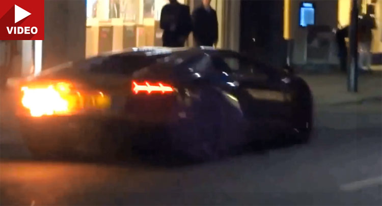  Fire-Spitting Lamborghini Aventador Catches on Fire! [Updated]