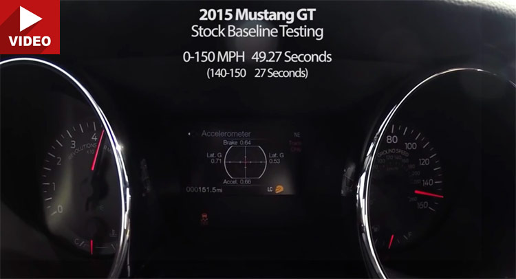  John Hennessey Tests Stock 2015 Mustang GT’s 0-150MPH Time