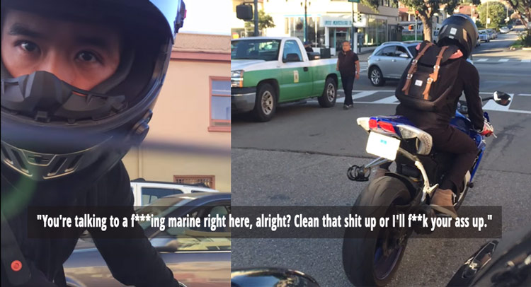  Marine Who Allegedly Ran a Stop Sign Won’t Take Shit from Mother