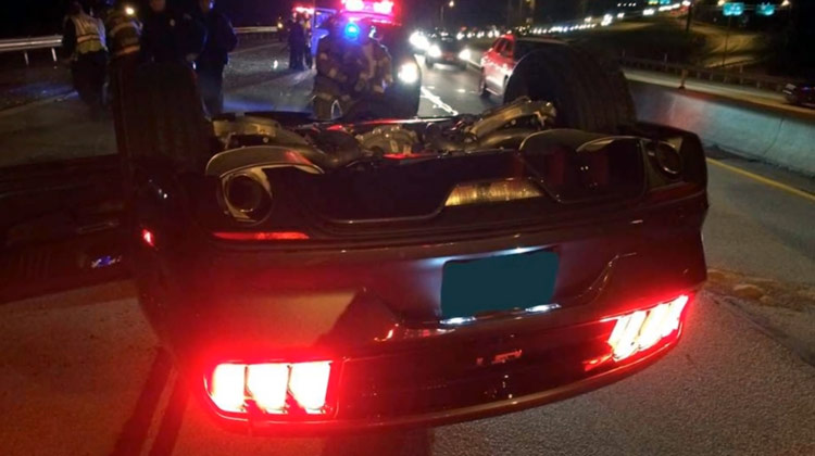  Drunk Driver Smashes Into and Overturns Brand New 2015 Mustang