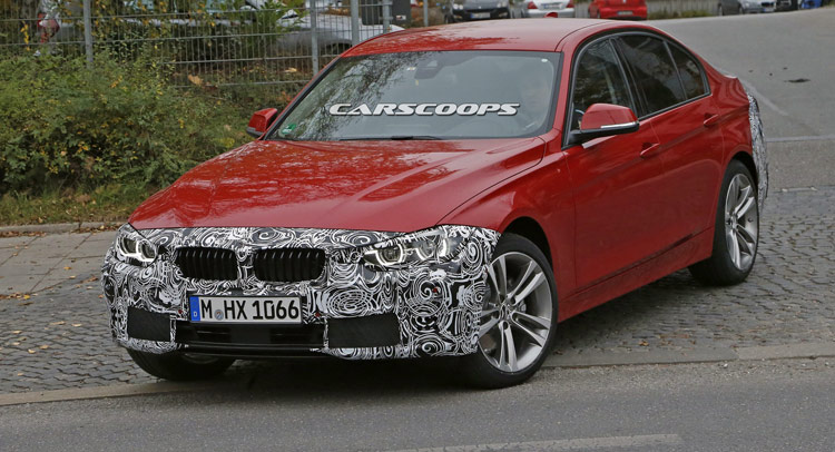  Spied: 2016 BMW 3-Series Sedan Gets Nip n’ Tuck Plus 3-Cylinder Engines