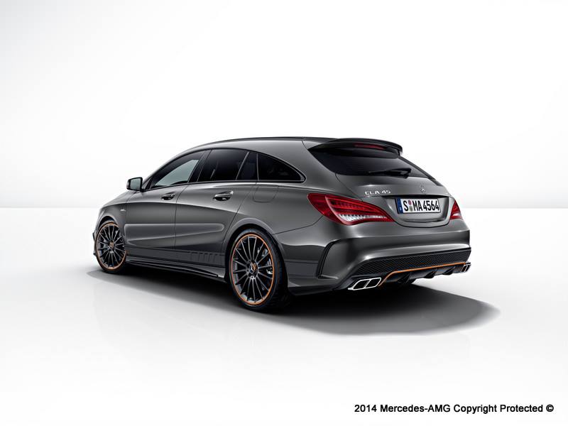 Mercedes Details CLA 45 AMG Shooting Brake OrangeArt Edition | Carscoops