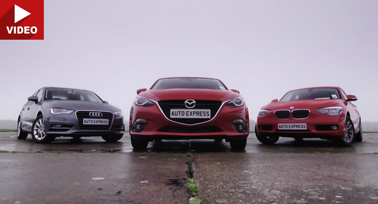  Mazda3 Takes on Equally Priced Audi A3 and BMW 1-Series