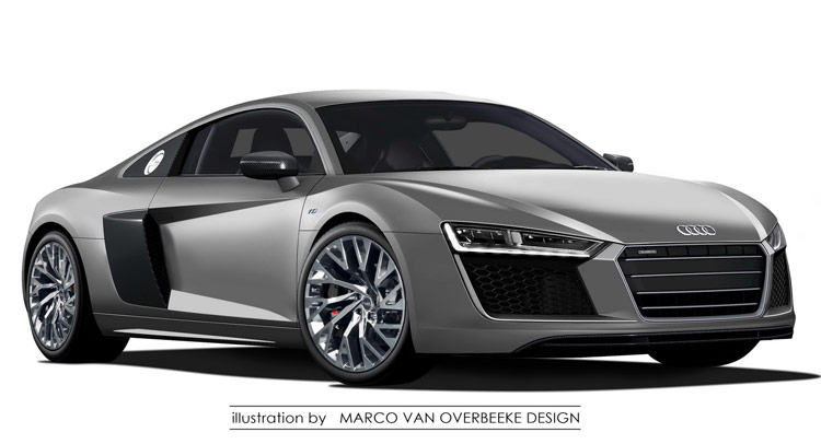  New 2016 Audi R8 Illustration Looks Like The Real Thing