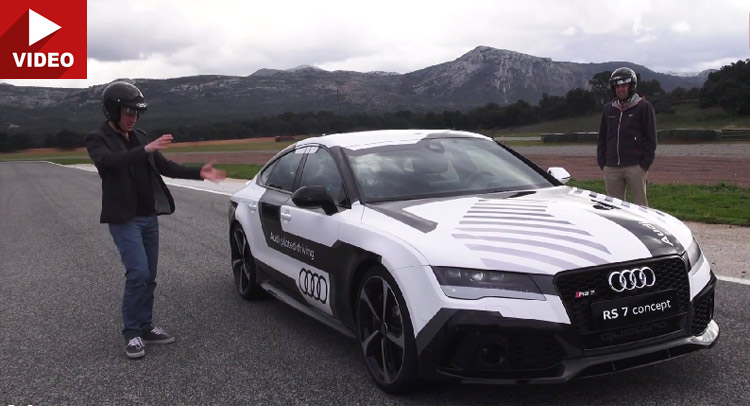  Mat Watson Challenges Audi’s Autonomous RS 7 Sportback on Ascari Circuit