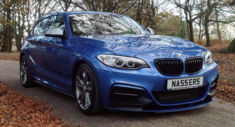  BMW M135i Hatch with M235i Coupe Front End Conversion Looks So Much Nicer