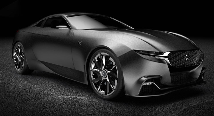 Drastisch wedstrijd in het geheim Citroen DS Coupe Design Study for a Jaguar F-Type Rival | Carscoops
