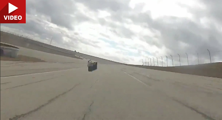 Loose Gopro Camera Hits Rider At 160 Mph Carscoops