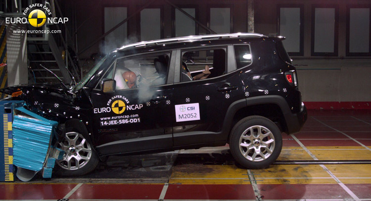  5 Stars for Renegade and A3 E-Tron in Latest Euro NCAP Session [w/Videos]