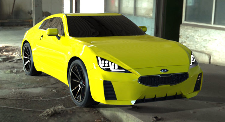  Kia GT4 Coupe Rendered in Production Clothing as Toyota GT 86 Fighter