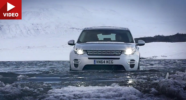  Land Rover Discovery Sport Shows its Off-Road Skills in Iceland