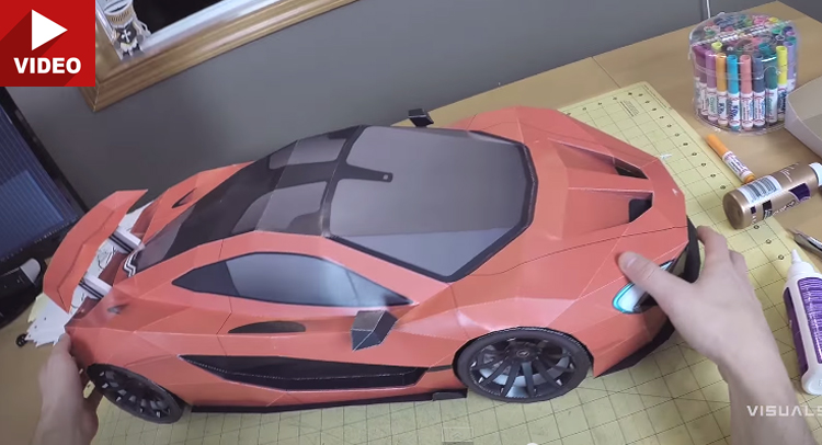  You Can Build Your Own McLaren P1 from Paper