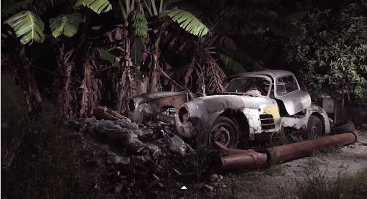  Photographer Finds Abandoned Mercedes 300SL Gullwing In Cuba [w/Video]