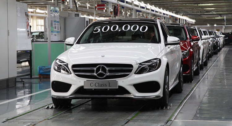  Mercedes’ Chinese Joint Venture Built the 500,000th Car, a C-Class L
