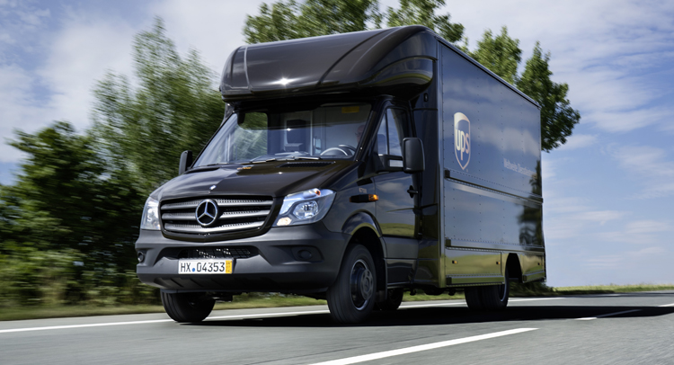  UPS Chooses Mercedes-Benz Sprinter as Basis for its Delivery Vans