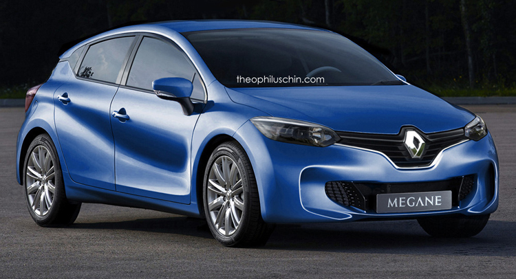  Next-Gen Renault Mégane Rendered with Design Cues from the EOLAB Concept