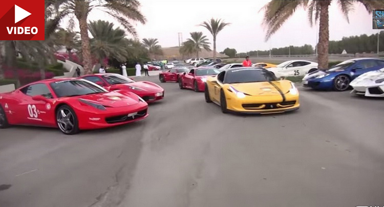  Run to Oman: 50 Supercars Roam in the UAE